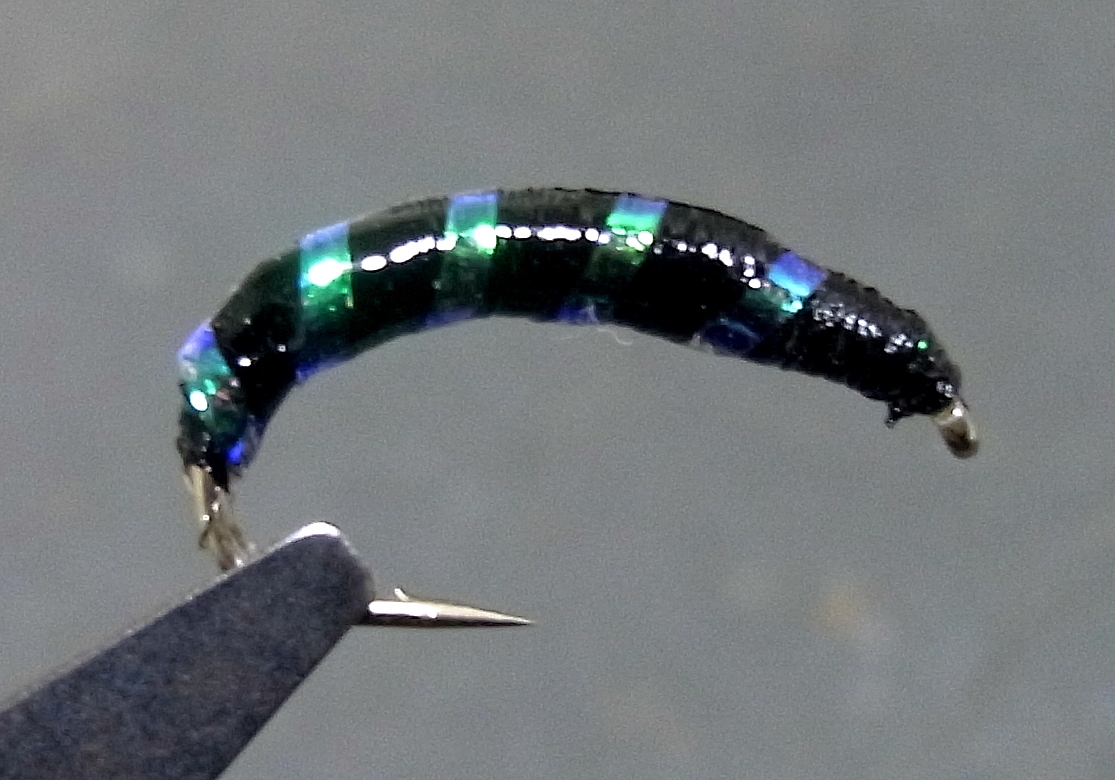 管理釣り場に! #10 ブラック フラッシュ ピューパ 5本拍卖