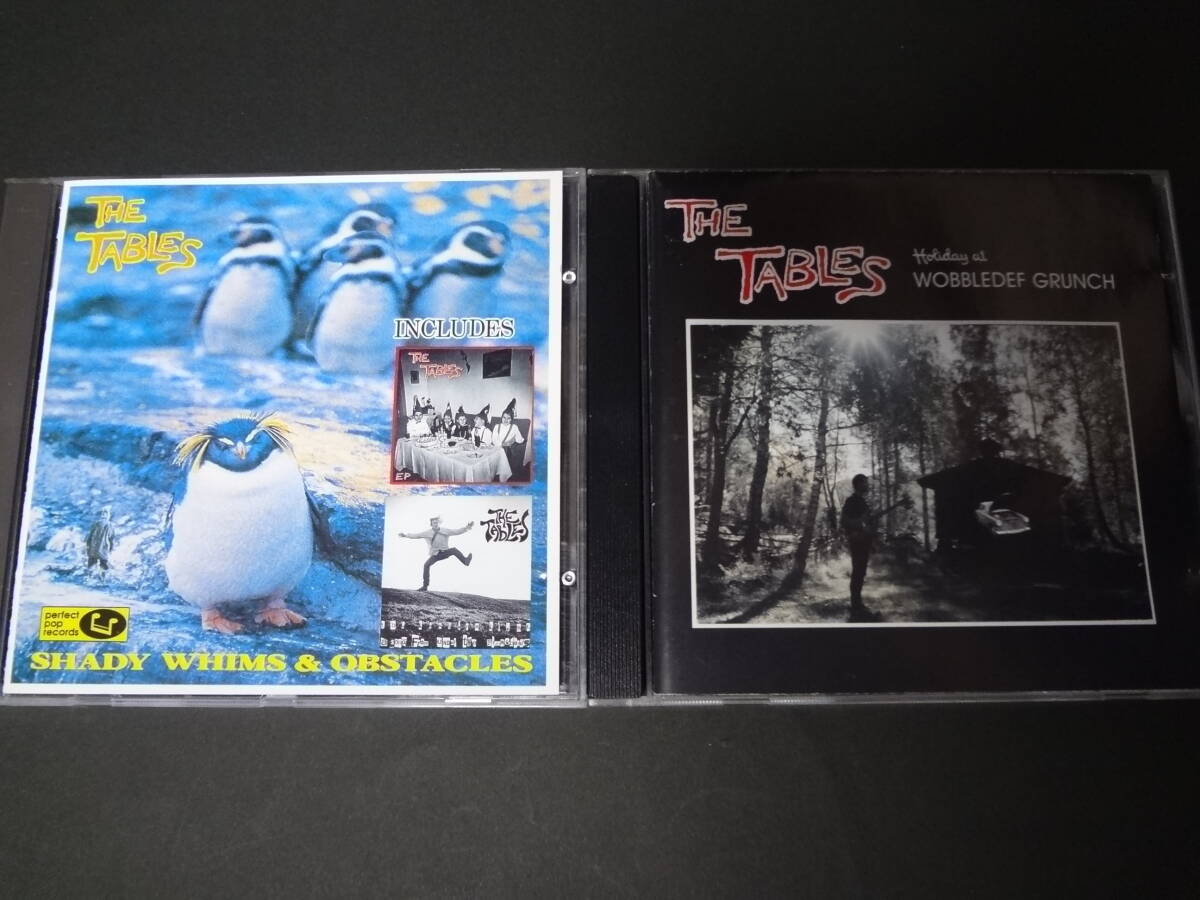 THE TABLES / shady whims & obstacles, holiday at wobbledef CD ギターポップ サイケポップ indie pop monsters of doom astroburger拍卖