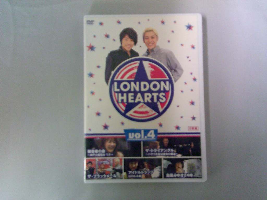UD959★DVD LONDON HEARTS vol.4 ロンドンハーツ vol.4 ケース・ジャケット付き 起動確認済み 盤面良好拍卖