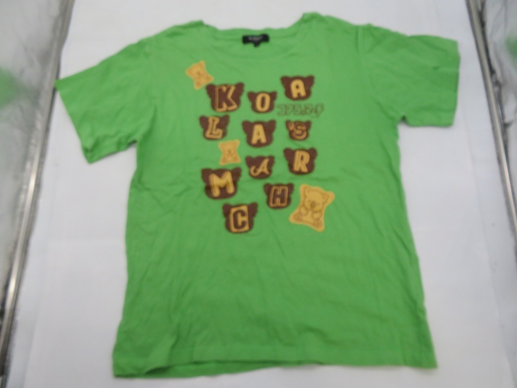 JM47★Doublefocus ダブルフォーカス コアラのマーチ Tシャツ KOALA's MARCH 半袖 グリーン 古着拍卖