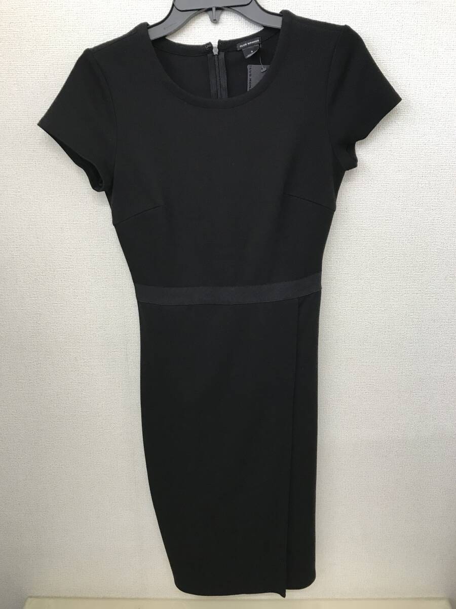 0514 CLUB MONACO クラブモナコ ワンピース レディース ファッション BLK 黒服 シック モノトーン拍卖