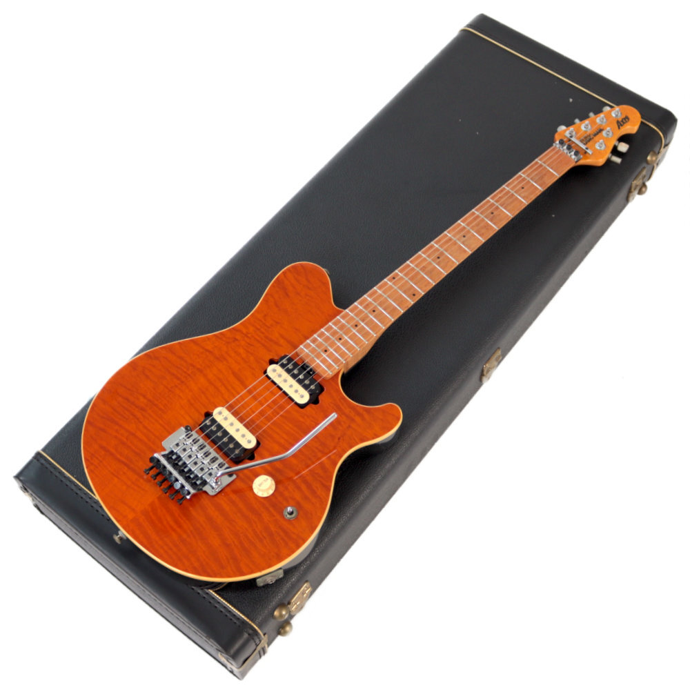 【中古】 MUSIC MAN ミュージックマン AXIS TRANS GOLD 1998年製 アクシス エレキギター拍卖