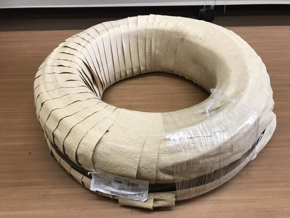012◆未使用品・厚木店引取限定◆ SFCC CVTケーブル 50m 3×14 製造年2024年5月拍卖