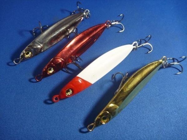 30g 4個 対ヒラメ・マゴチに ショアスロージギングに フラットフィッシュに最適 トレブル×2本 バラシ少 ダブルフックスプーン拍卖
