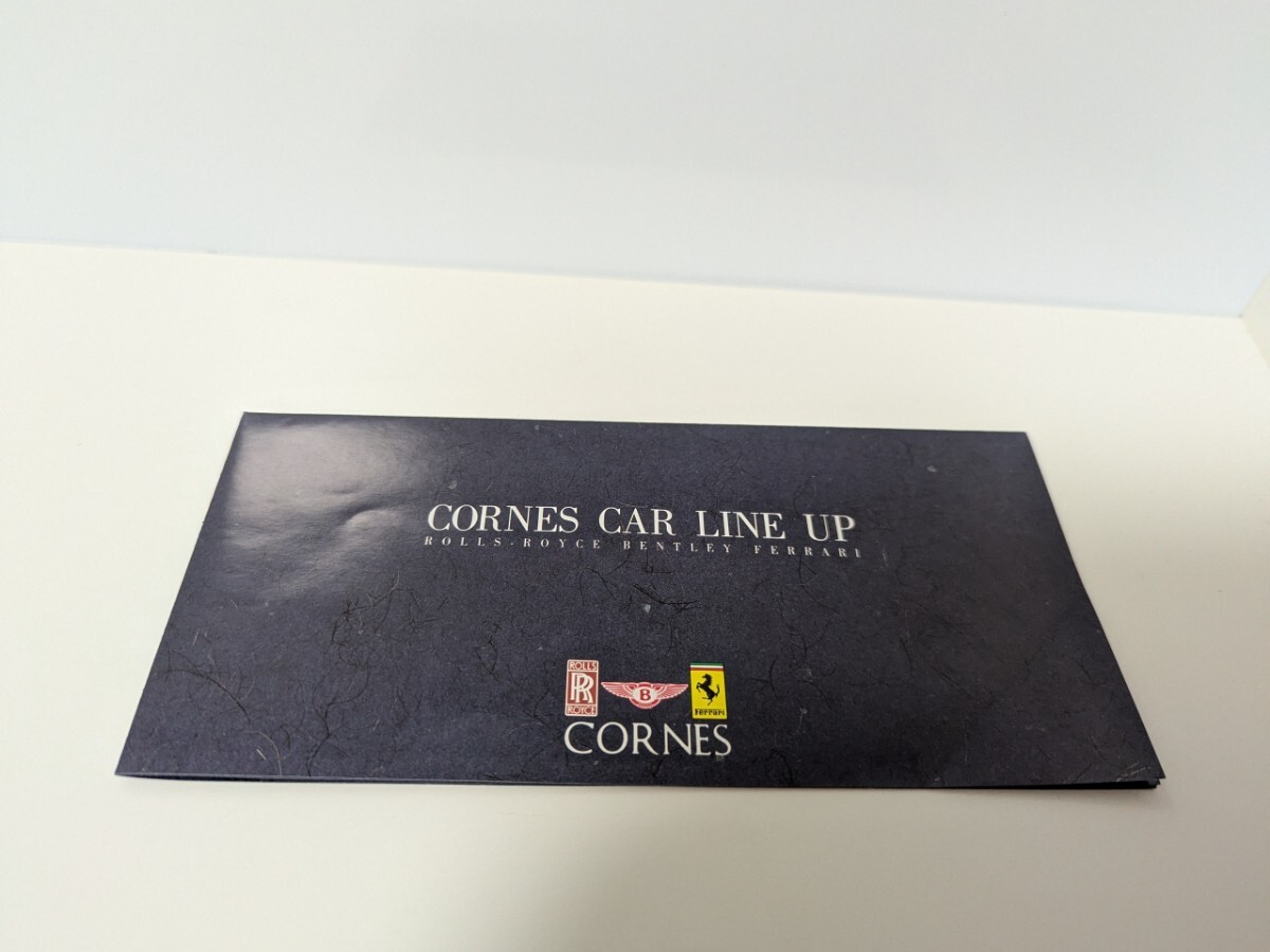 希少 CORNES CAR LINE UP 1990年フェラーリ・ベントレー 昭和レトロ 当時物拍卖