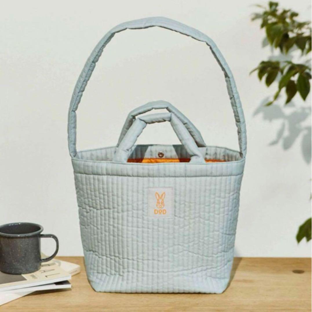 DOD 肩がけできる 軽ふわ キルティングバッグ + 鍋つかみ拍卖