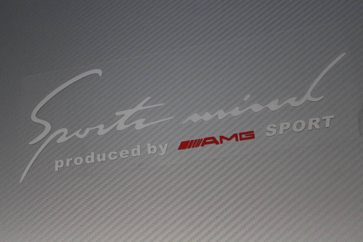 無料匿名配送 スポーツマインド  ////AMG ステッカー BENZ シルバー拍卖
