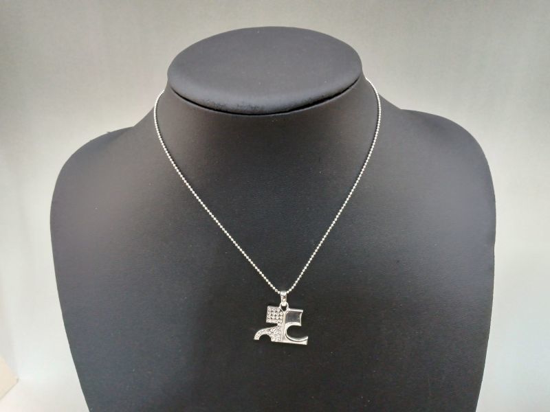 0219-0014 中古★クレイジュ ファッション デザイン ネックレス ケース付拍卖