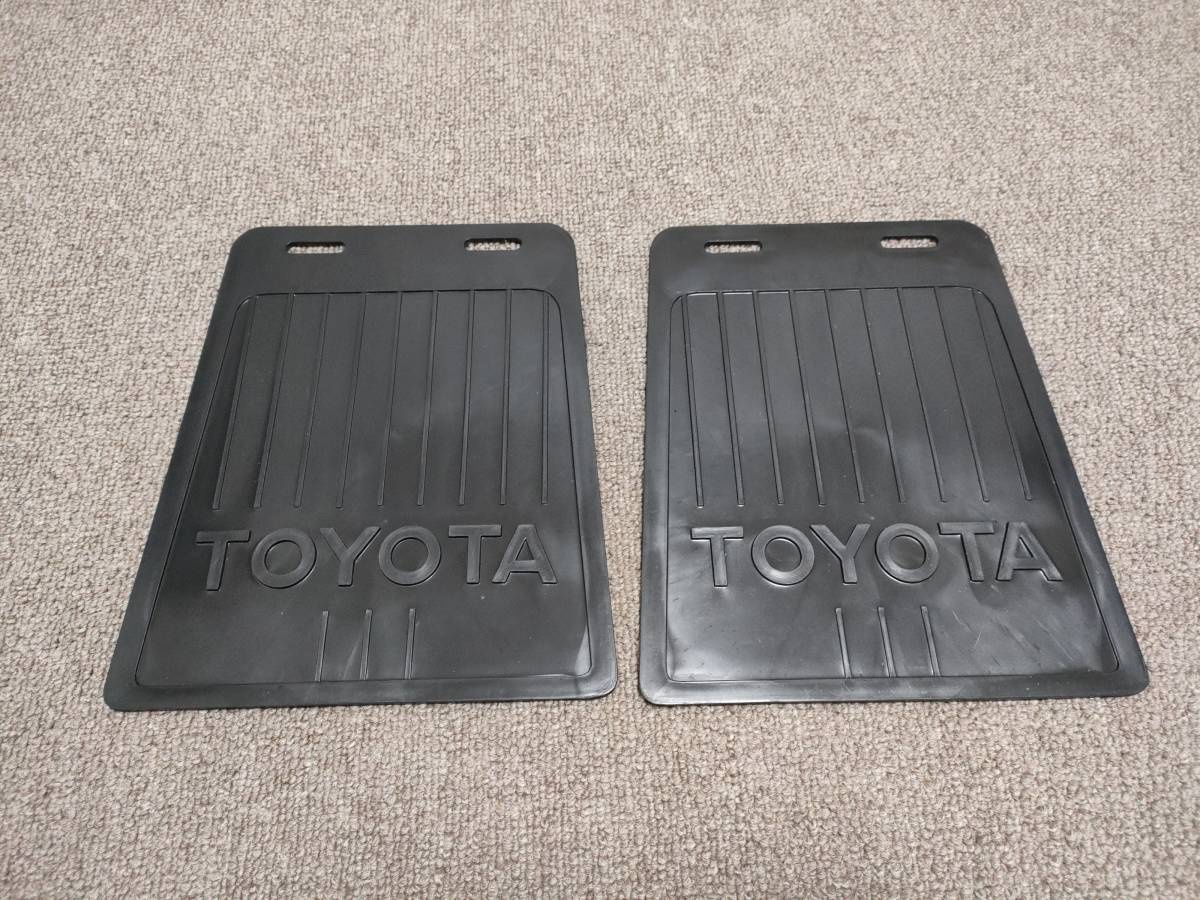 送料無料 TOYOTA トヨタ マッドフラップ 泥除け マッドガード スプラッシュ ハイラックス ピックアップトラック 旧車 黒拍卖