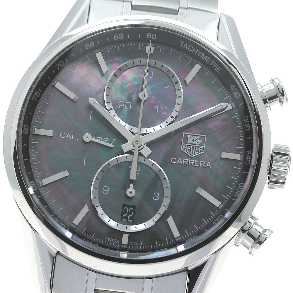 タグホイヤー TAG HEUER CAR211D カレラ 1887 クロノグラフ 日本限定 自動巻き メンズ 美品 _871364【ev15】拍卖