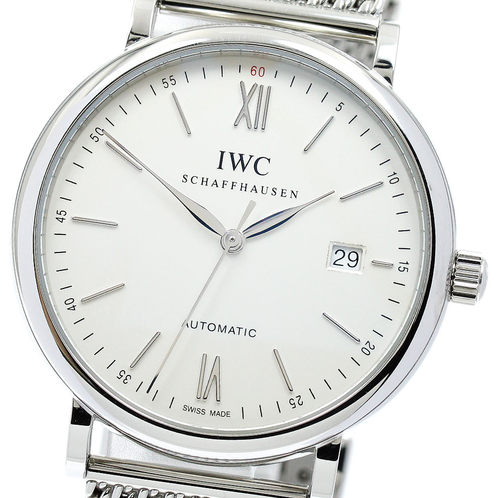 IWC IWC SCHAFFHAUSEN IW356505 ポートフィノ デイト 自動巻き メンズ 保証書付き_876128拍卖