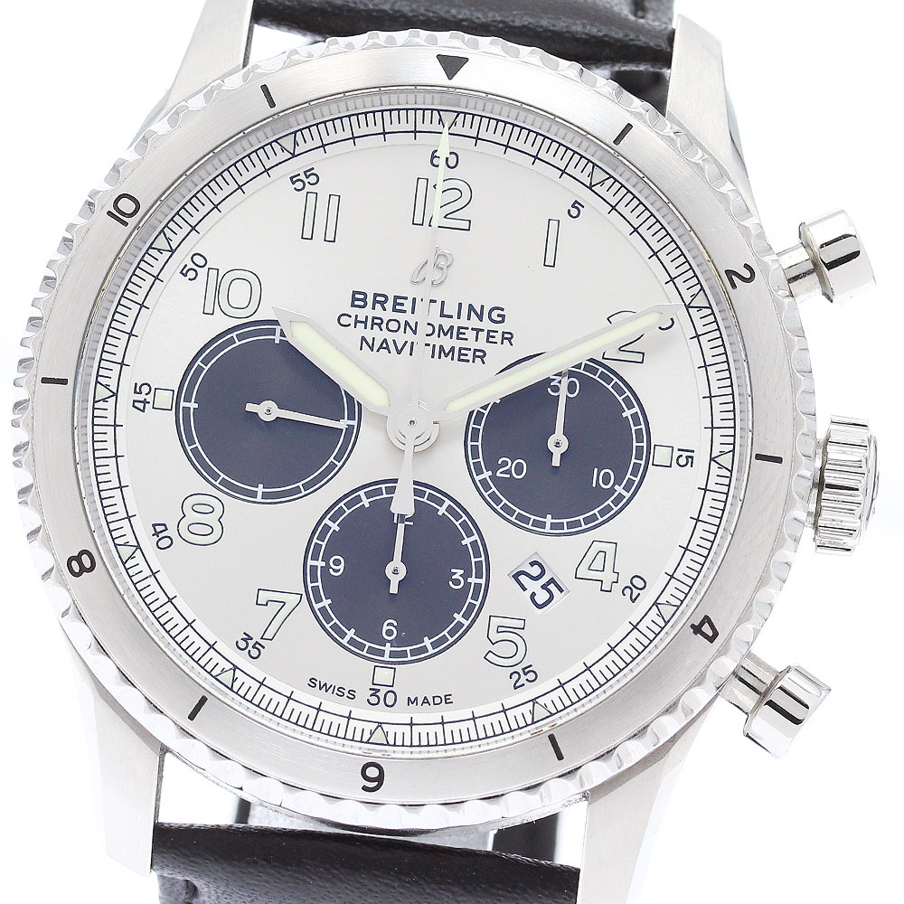 ブライトリング BREITLING AB0117 ナビタイマー8 クロノグラフ デイト 自動巻き メンズ 美品 内箱・保証書付き_877026拍卖