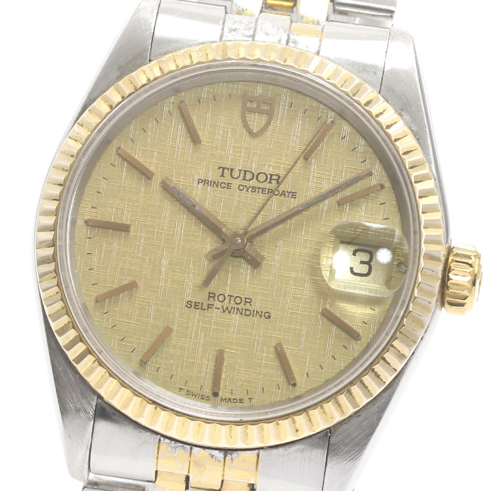 チュードル TUDOR 74033-8 プリンス オイスターデイト Cal.2824-2 デイト 自動巻き メンズ _871470拍卖