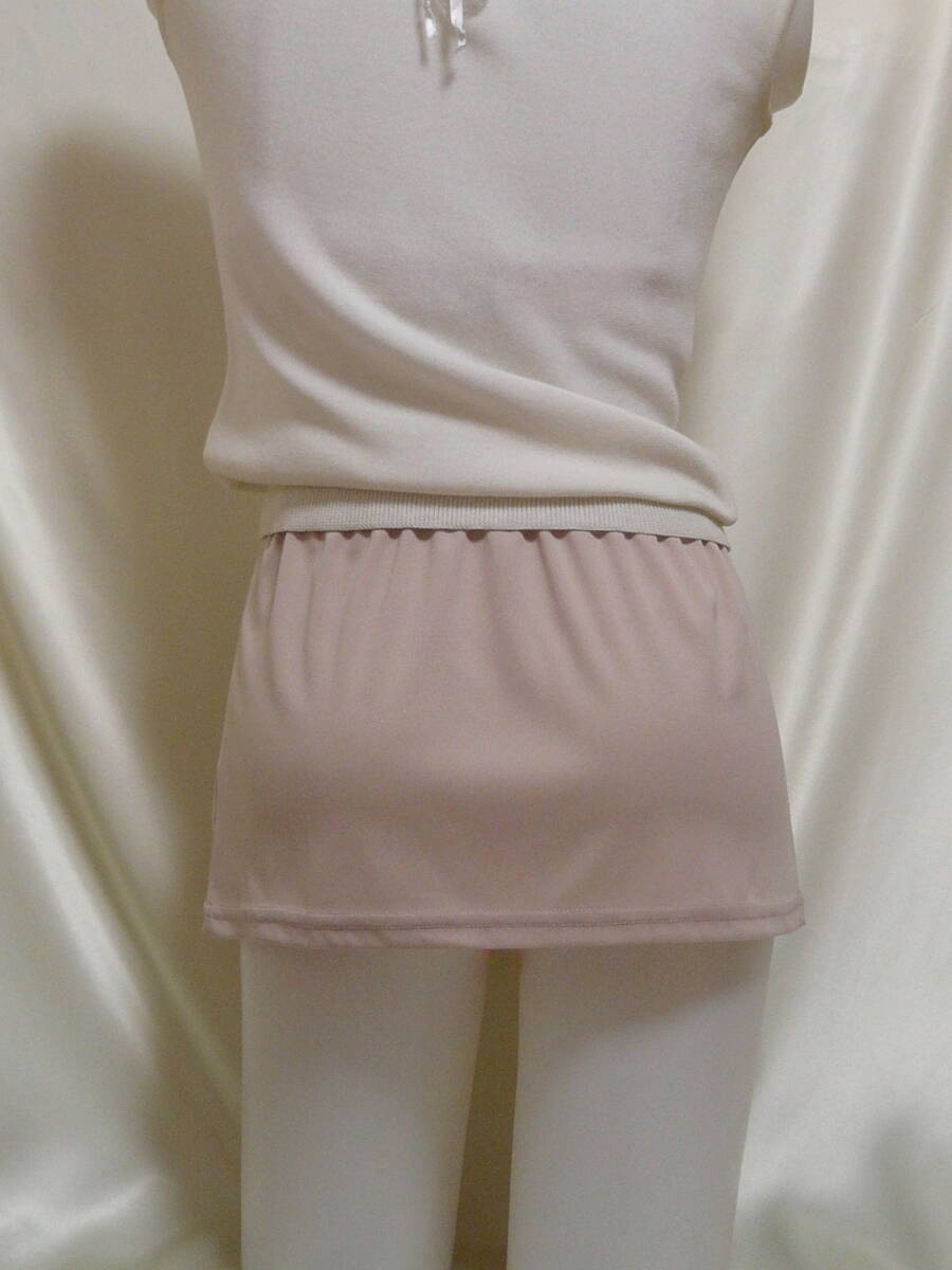 ♪♪ベージュ系ストレッチ素材の超マイクロミニ☆気持ちよく締まります^^♪♪拍卖