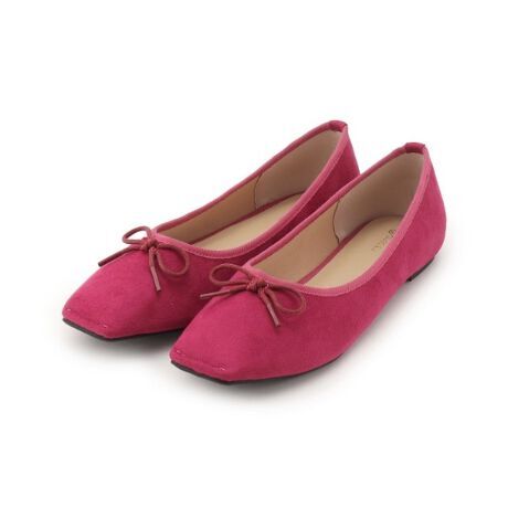 新品 ITS' DEMO カラフルフラットシューズ ピンク(072) 40(24.0cm-24.5cm) 定価3850円拍卖