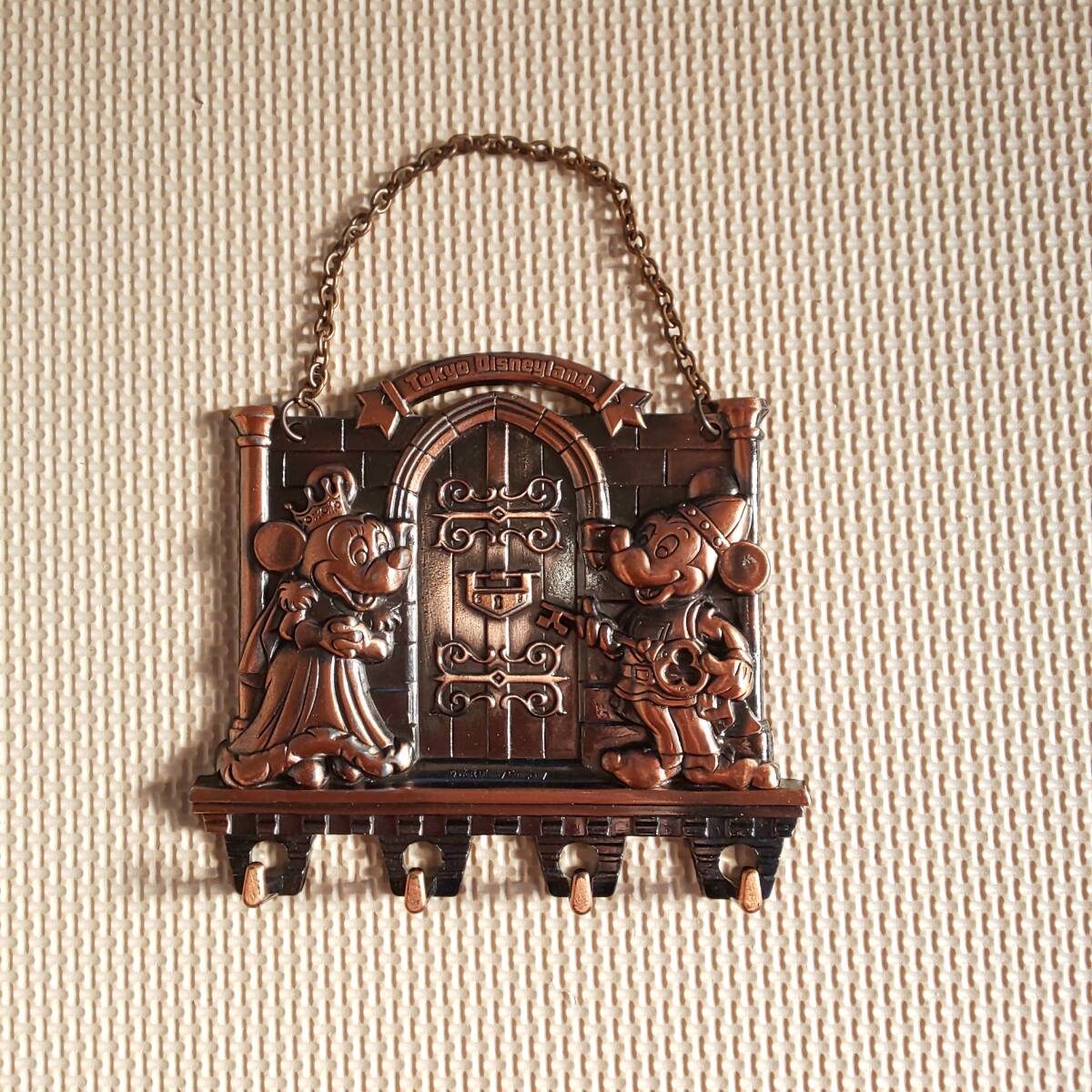 ミッキーマウス 壁掛け キーフック 東京ディズニーランド ミニーマウス拍卖