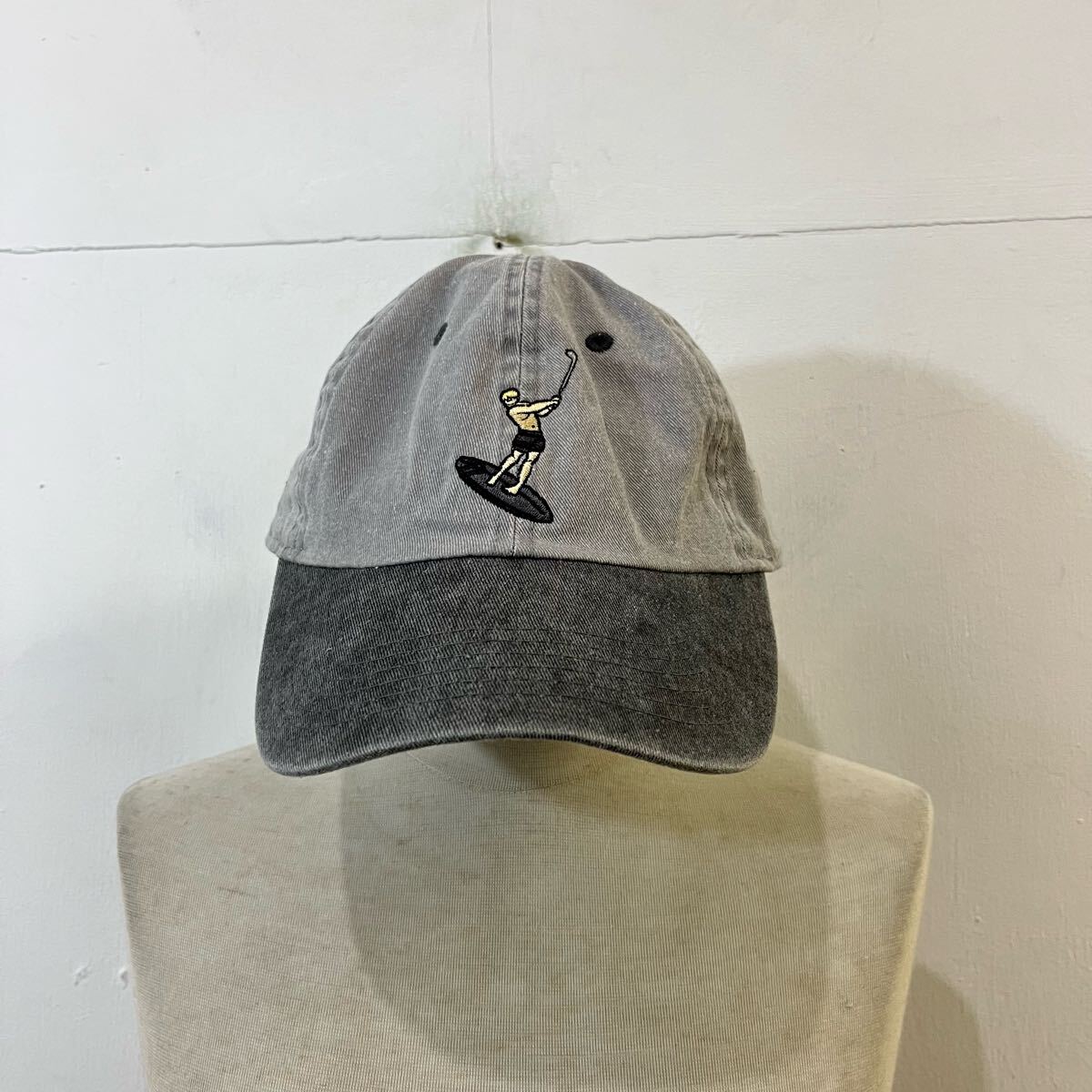 Pacific Golf Club newhattan キャップ ベースボールキャップ 帽子 刺繍 グレー パシフィックゴルフクラブ【レターパックプラス郵送可】拍卖