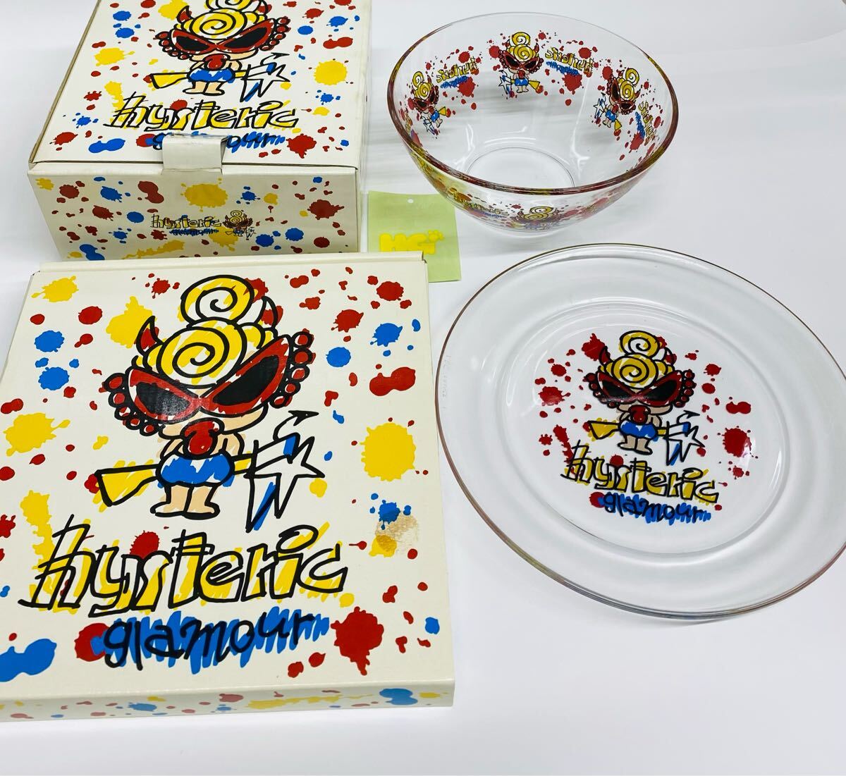 ヒステリックミニ食器2点セット ガラス拍卖