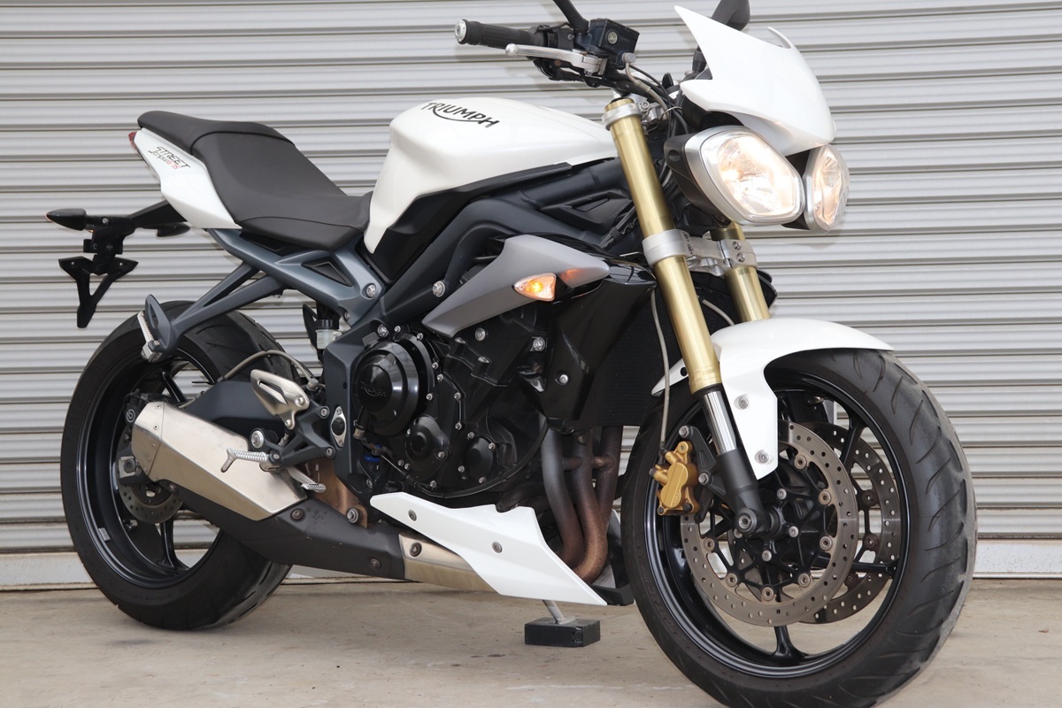 トライアンフ 2014年式 ストリートトリプル 85 ABS 675 ETC埼玉県本庄市/デイトナ675 ストリートツイン スピードツイン ボンネビル拍卖