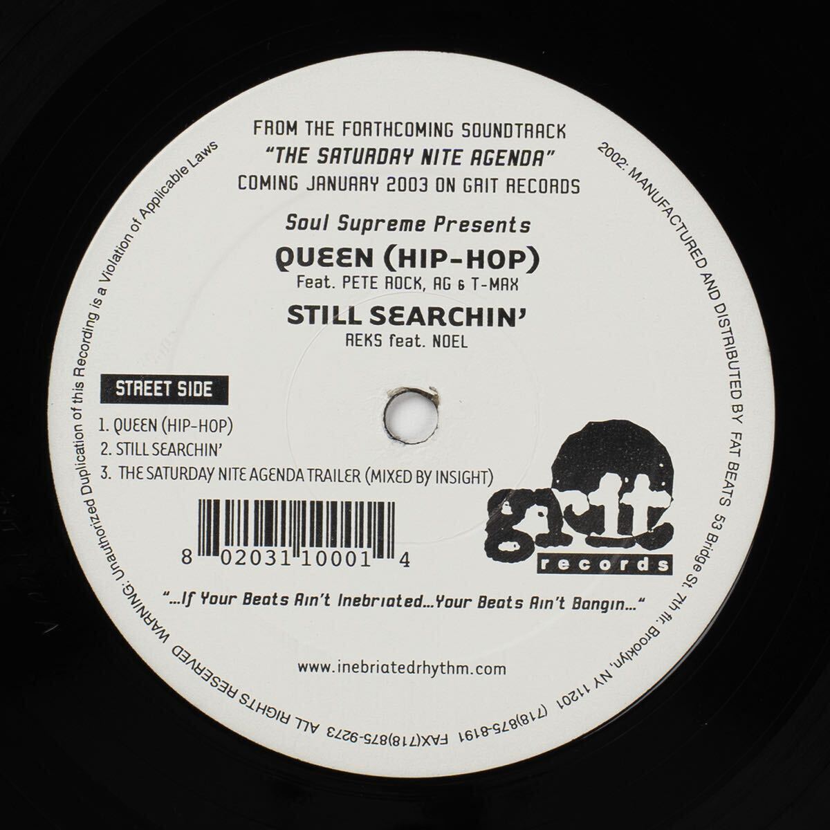 Soul Supreme Queen (Hip-Hop) Feat. Pete Rock Vinyl レコード拍卖