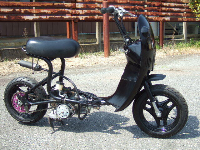 茨城発 スズキ チョイノリ CZ41A 改 SS1/32mile 仕様 実働 書付き センター出しマフラー ☆ Tバー .カスタム.拍卖