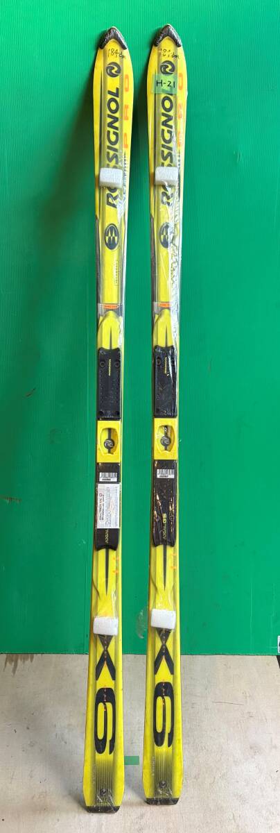 【未使用・デッドストック・ヴィンテージ】 ROSSIGNOL X9  184cm(100-67-94)未開封 プレート付き H-21拍卖
