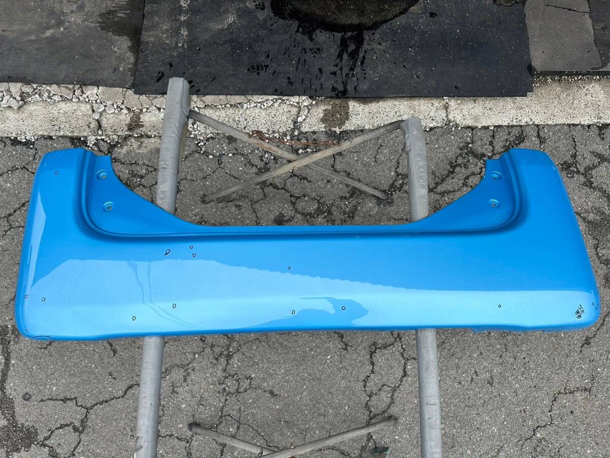 L375S ダイハツ タント リアバンパー B67 ファインブルーマイカメタリック 取り付けOK ☆個人宅配送不可☆ 0703拍卖