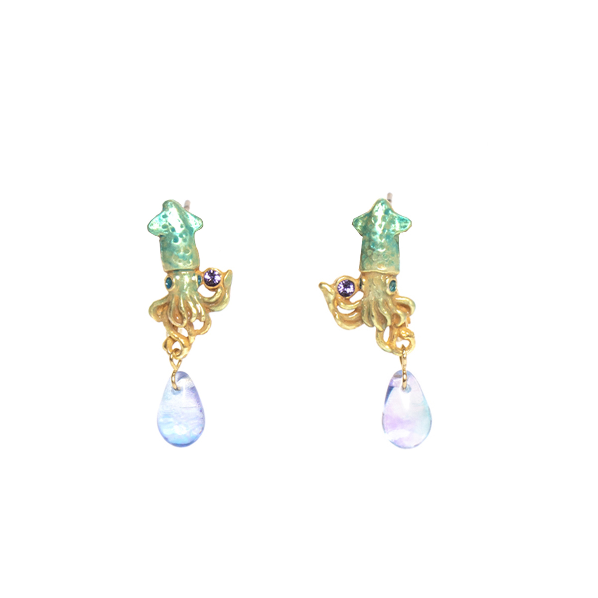 Palnart Poc パルナートポック ピアス イカ 蓄光 ホタルイカ アクセサリー モチーフ拍卖