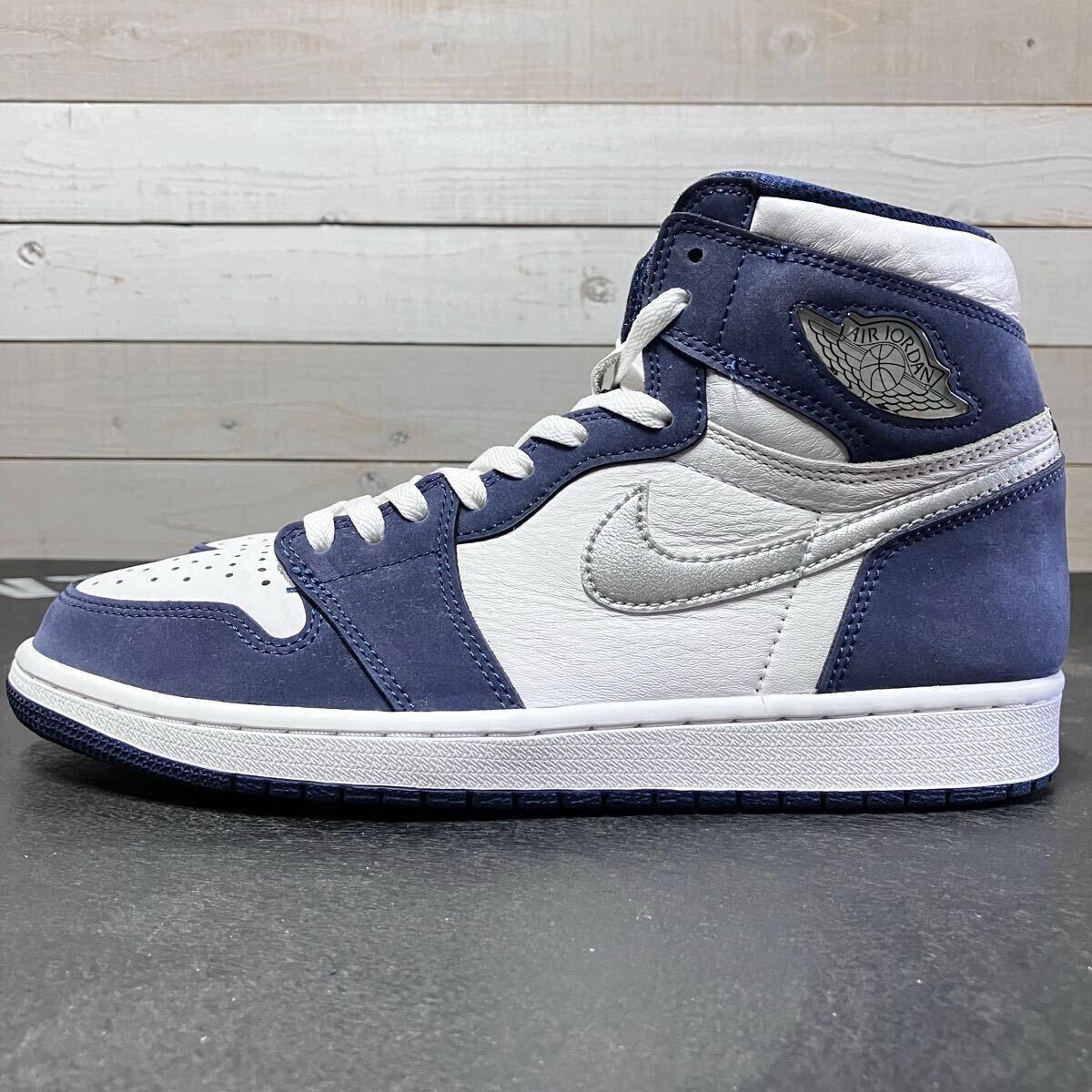 27.5cm NIKE AIR JORDAN 1 HIGH OG CO.JP DC1788-100 ナイキ エア ジョーダン ワン ハイ オリジナル COJP NAVY ネイビー拍卖