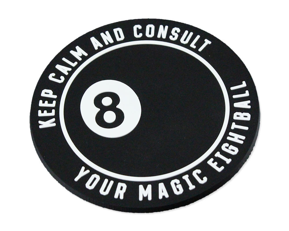 8ボール 8BALL コースター おしゃれ ラバー アメリカ アメリカン雑貨 キッチン 雑貨 アウトドア キャンプ拍卖