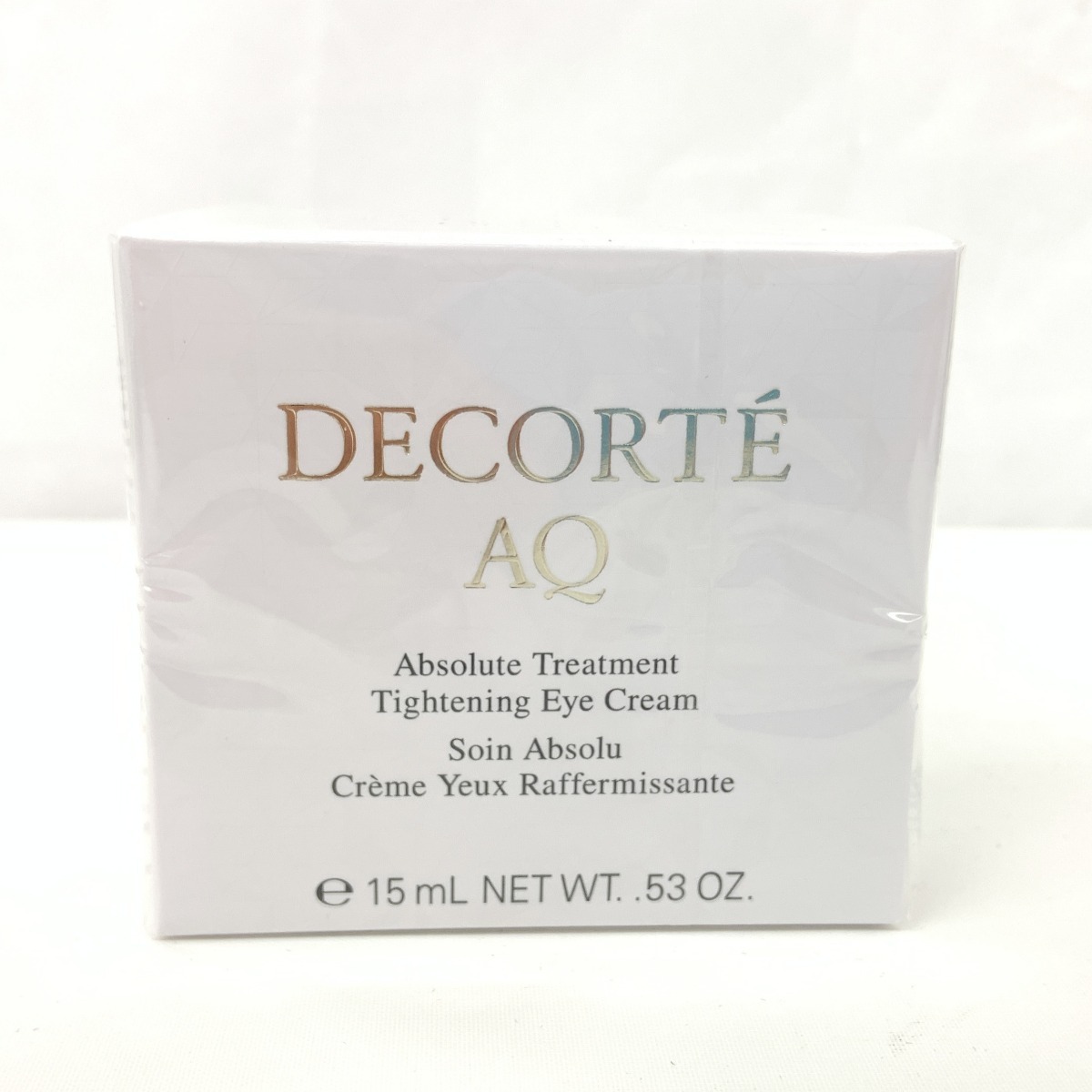 〇〇 コスメデコルテ AQ アブソリュート アイスクリーム タイトフォーカス 15g 未使用拍卖