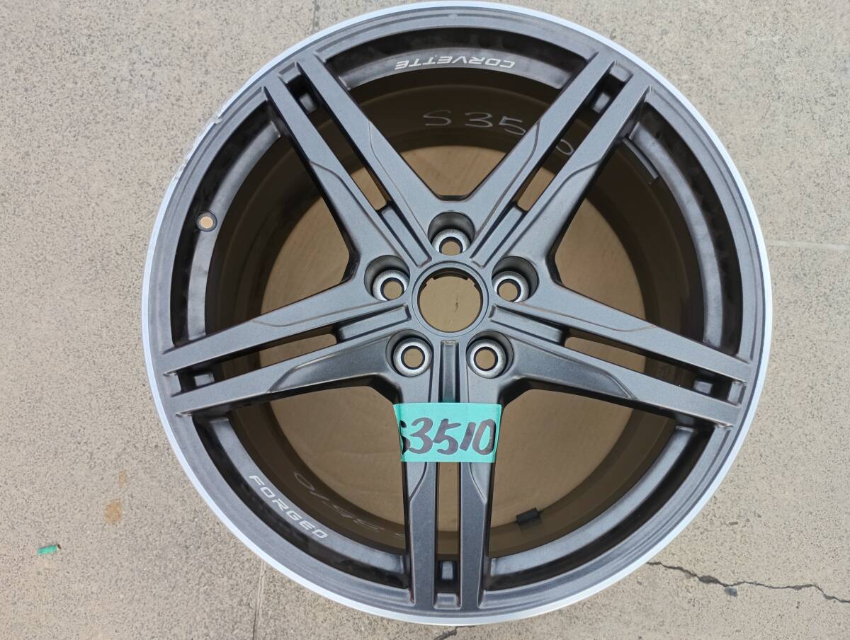 Chevrolet シボレー Corvette コルベット C8 純正 20インチホイール 1本のみ 84978127 20×11J IS64 S3510 拍卖