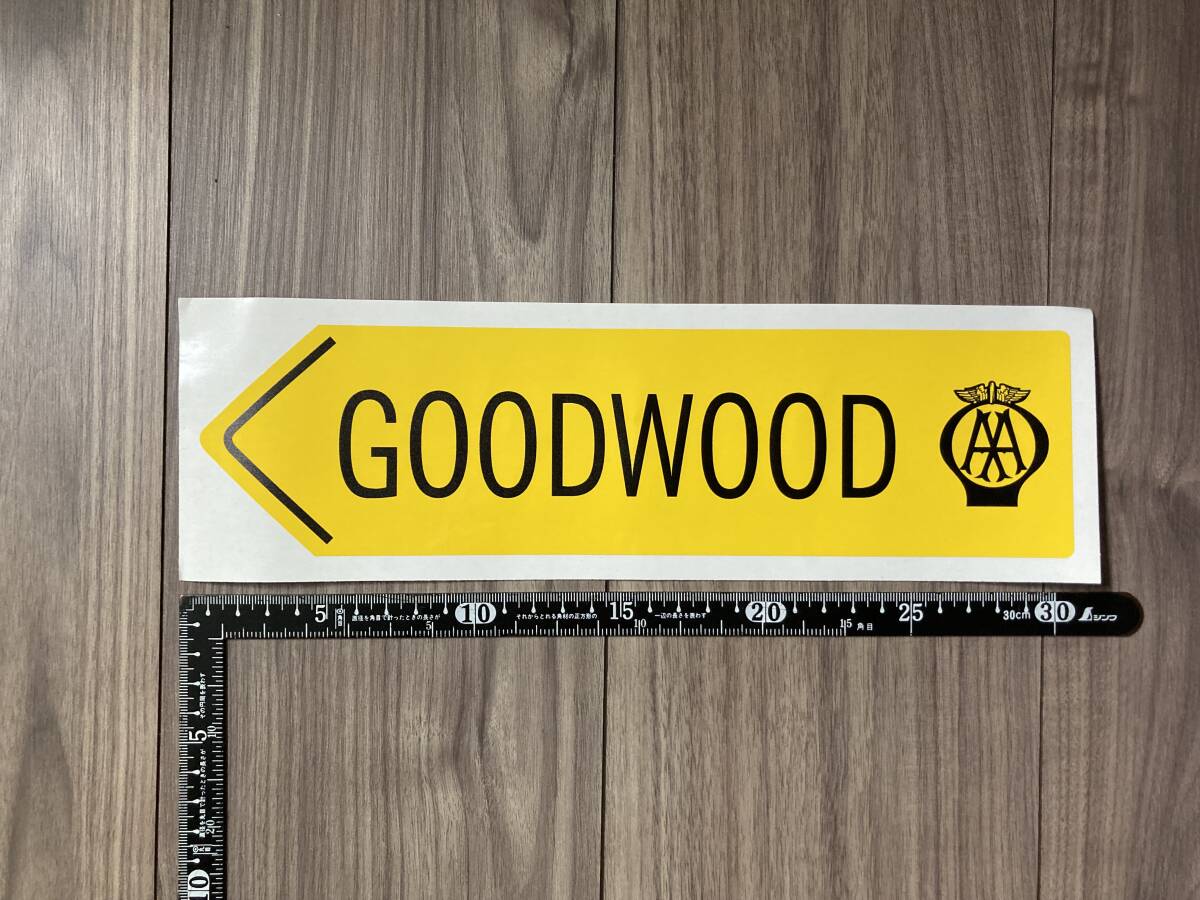 送料無料 Goodwood Retro グッドウッド ステッカー 298mm×78mm拍卖