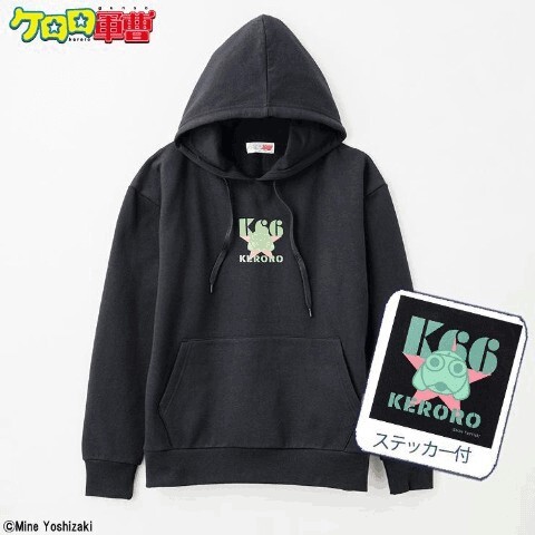 即決 ケロロ軍曹 レディース裏起毛プルオーバーパーカー【L】新品タグ&シール付き 吉崎観音 スウェット拍卖