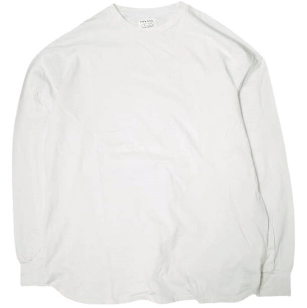 Danke Schon ダンケシェーン PIGMENT L/S T-Shirt ピグメント加工オーバーサイズロングスリーブTシャツ 20A-CSL042-DS Free ホワイト拍卖