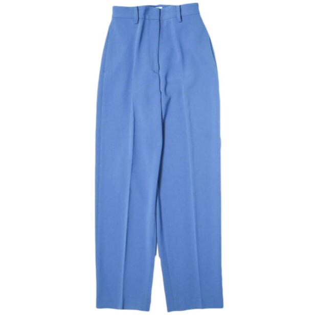 H BEAUTY&YOUTH エイチ ビューティーアンドユース DOUBLE CLOTH TAPERED PANTS ダブルクロステーパードパンツ 1614-299-5615 S ブルー拍卖