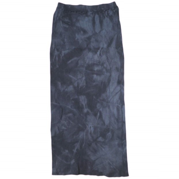 Steven Alan スティーブンアラン TIE DYE RIB LONG SKIRT タイダイ柄リブロングスカート 8224-199-0316 Free NAVY タイト ボトムス g21195拍卖