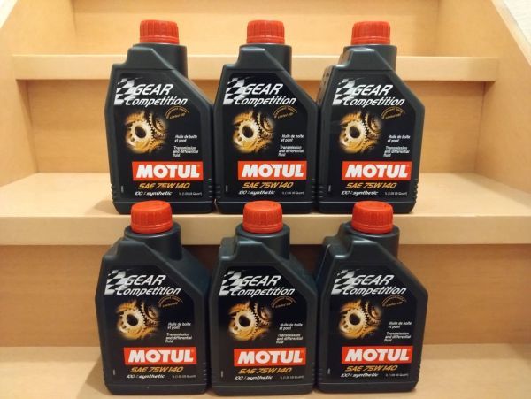 MOTUL モチュール GEAR COMPETITION 75W140 1L 6缶 6本 ギア コンペティション 正規品拍卖
