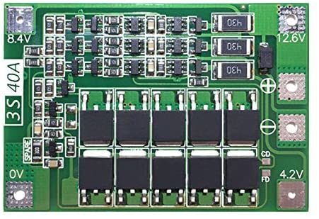 AquaPC★18650ポリマーバッテリー/BMS_3S40A 11.1V 12.6VPCB保護ボード強化版★6拍卖