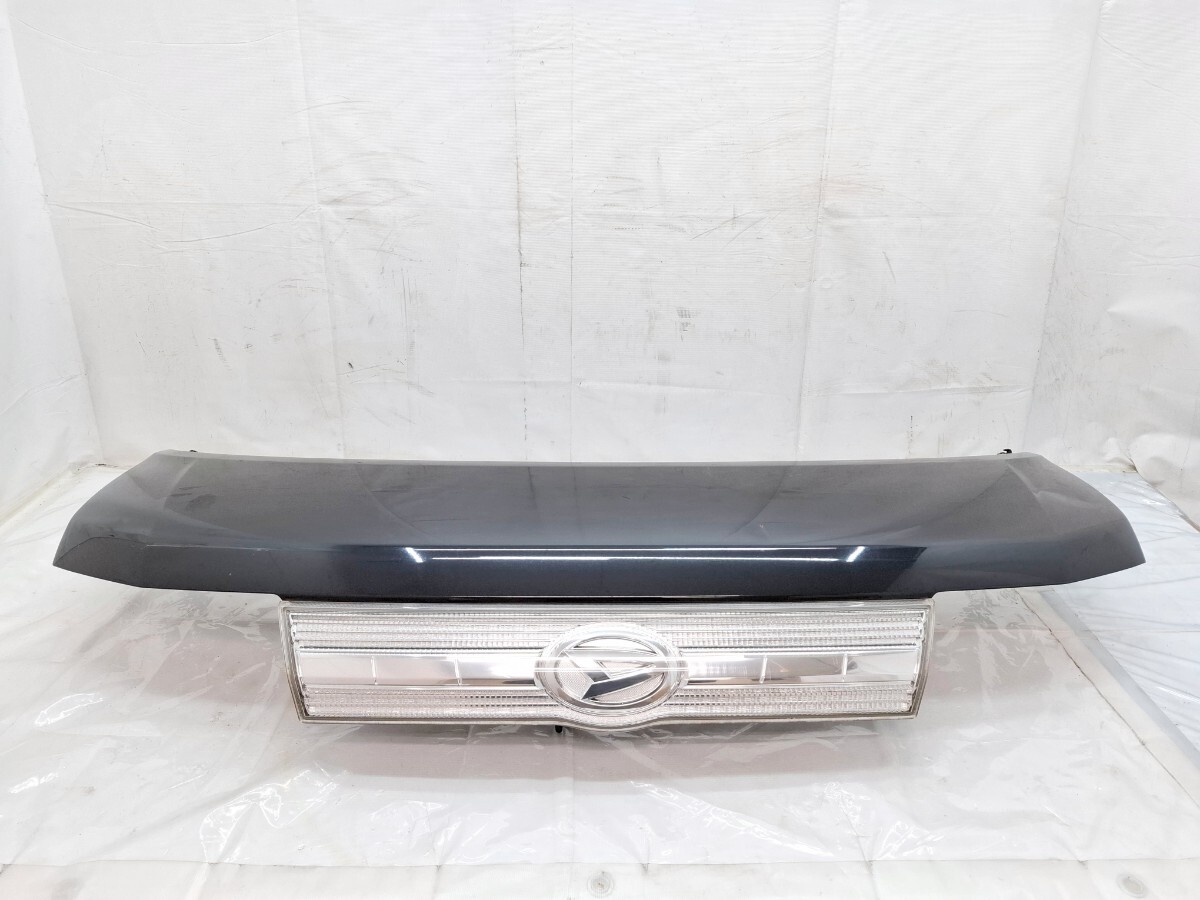 8配達先条件有 BB13 L375S L385S タント カスタム フロント ボンネットフード パネル グリル付 ブラック 黒 X06 20年式 拍卖