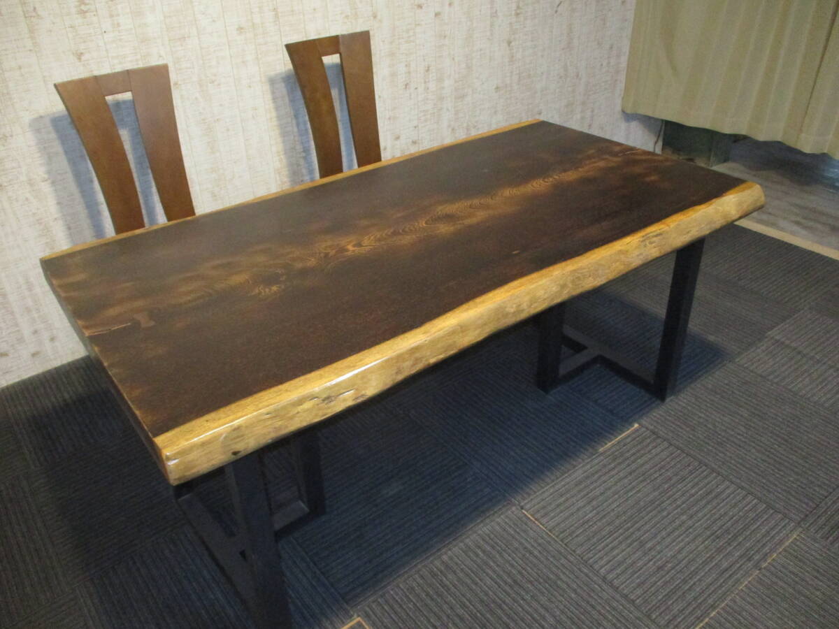 #1457■ ウエンジ 一枚板 無垢 テーブル 板 ローテーブル  ダイニングテーブル 座卓 天板 無垢一枚板 一枚板テーブル デスク拍卖
