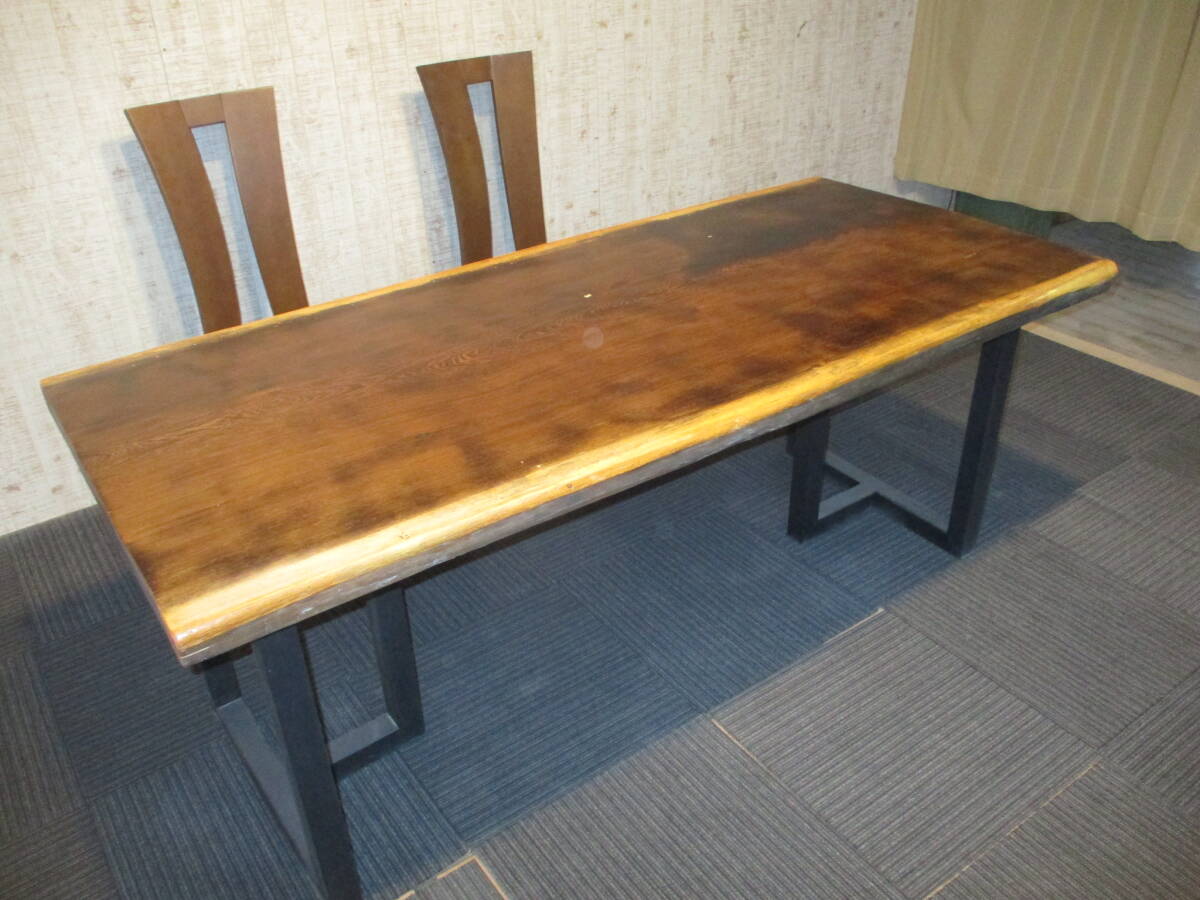 #1468■ ウエンジ 一枚板 無垢 テーブル 板 ローテーブル ダイニングテーブル 座卓 天板 デスク 拍卖