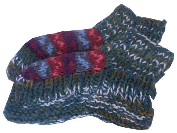 ■☆アジアン衣料 ネパール手編みウールソックス(NKU-4)拍卖