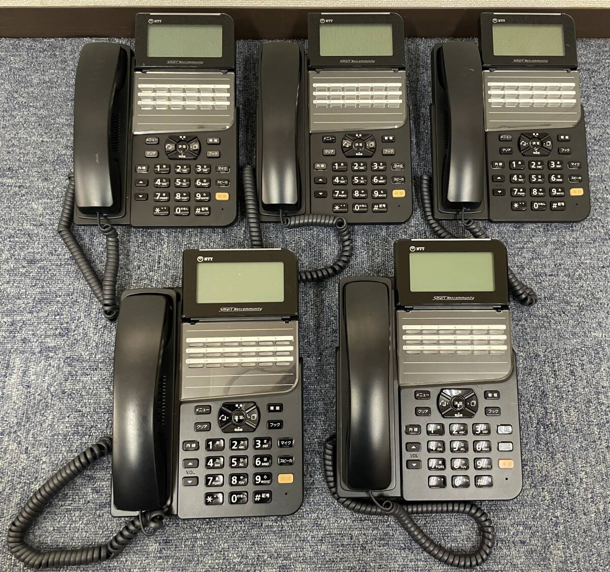 ☆NTT(東日本・西日本) ZX-<18>STEL-<1><K>×5台☆18ボタン電話機/ビジネスホン☆T0000900-2拍卖