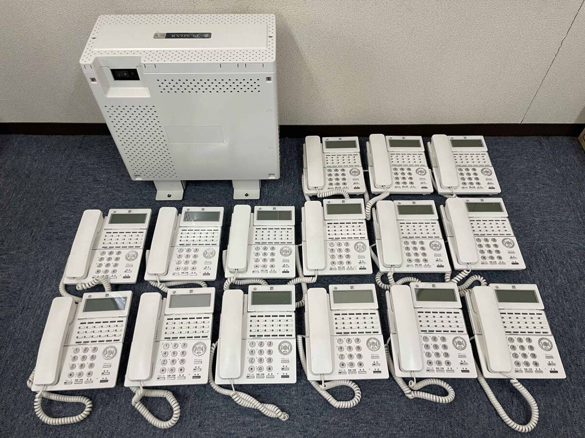 ☆SAXA(サクサ株式会社) PT1000ⅡUlt主装置セット☆主装置:PT1000Ⅱ Ult TD810(W)×15台☆T0000850-1拍卖