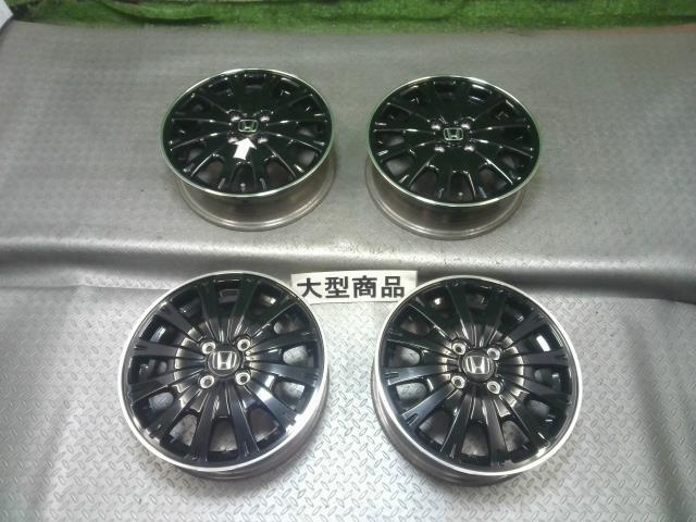 中古純正アルミホイール4本セット 15インチ 4.5J +45 PCD100mm ハブ径56mm 4H拍卖