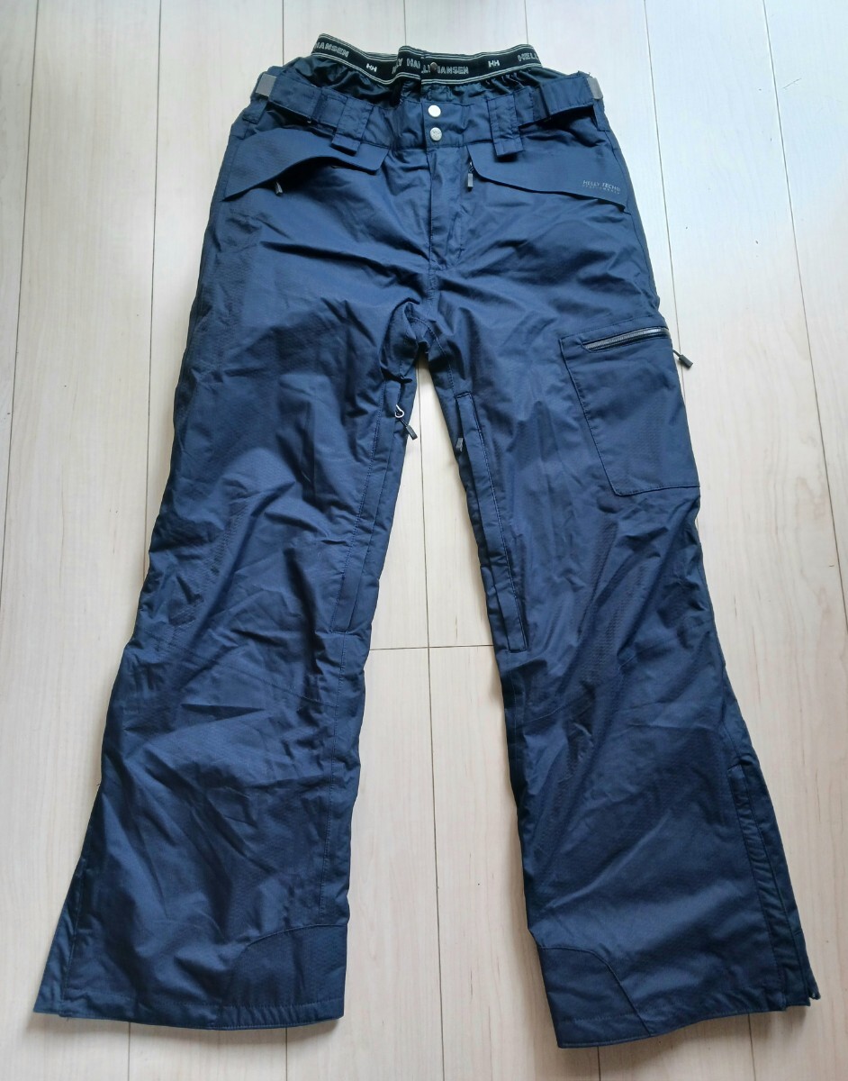 ヘリーハンセン L スキー スノーボード パンツ 紺 ネイビー スノボ 自転車 バイク ツーリング 防寒 HELLY HANSEN拍卖