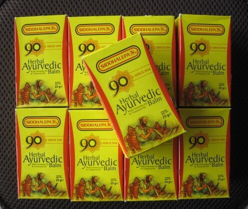 SIDDHALEPA Balm【25g×9個】 アーユルヴェーダ スリランカ製 万能バーム♪F8拍卖