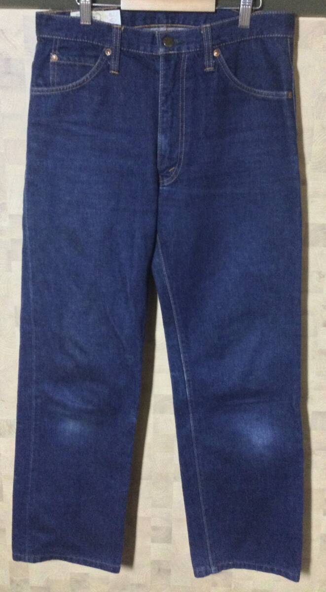 70's 80's ボブソン BOBSON デニムパンツ アメカジ ビンテージ オールド 古着 昭和 濃紺 脇割拍卖