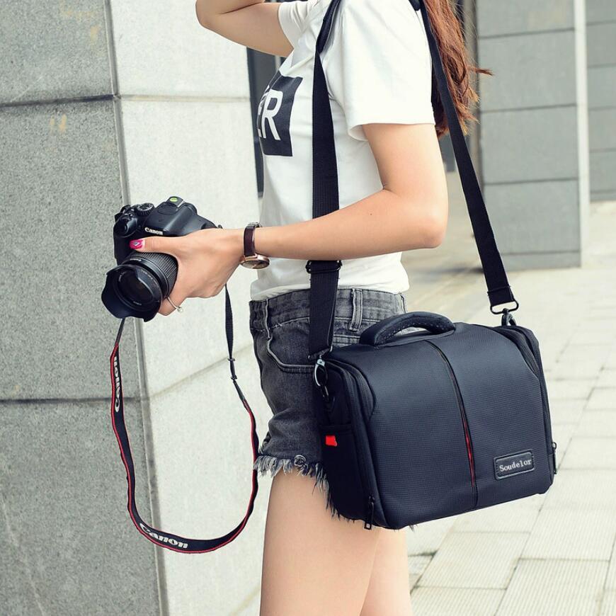 新入荷カメラバッグ カメラケース ショルダーバッグ カメラリュック高品質 鞄 内部調整可 二重防水 アウトドア旅行 撮影 レインカバー付き拍卖